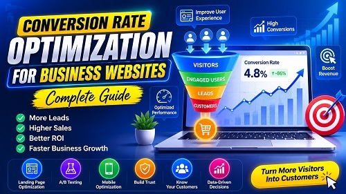 Read more about the article Conversion Rate Optimization for Business Websites: Complete Guide